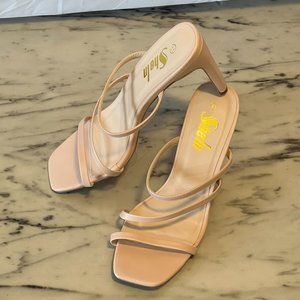 SHEIN Nude Women's Size 8.5 Slip On Heels